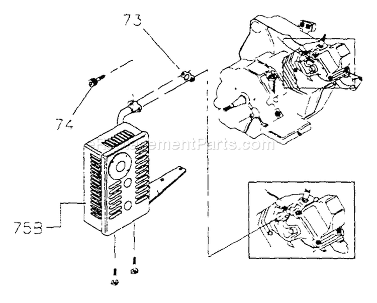 Page G Diagram and Parts List for 0765-0  Briggs and Stratton Pressure Washer